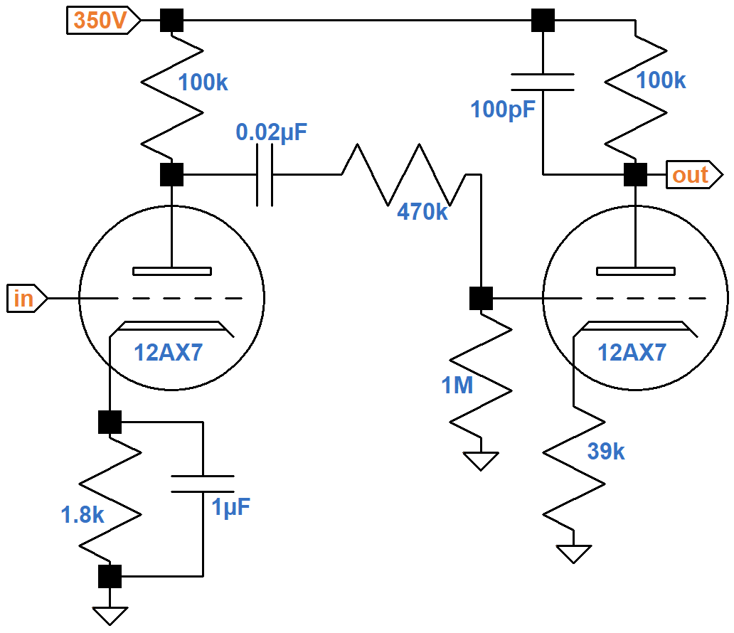 Soldano SLO schematic of the second stage