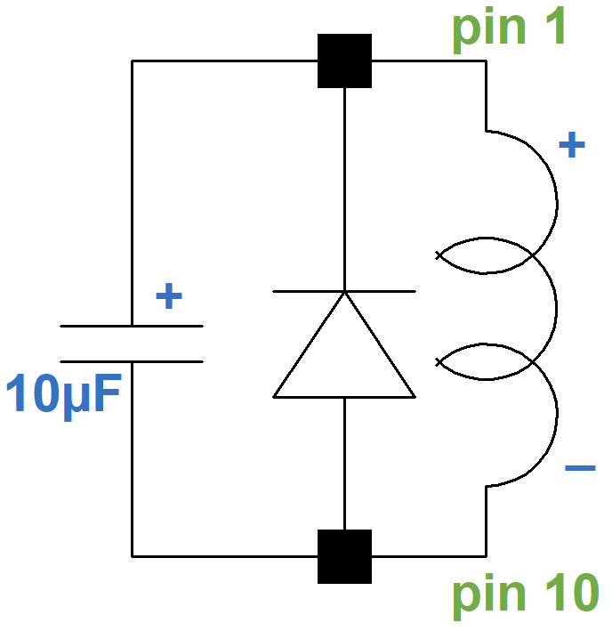 capacitor in parallel with relay coil