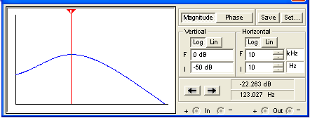 simulated min bass and treble response