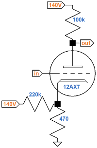 Magnatone fixed bias circuit