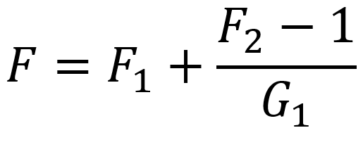 noise factor for cascaded preamp stages