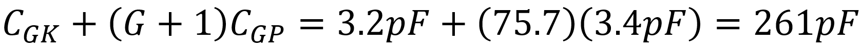 Miller capacitance