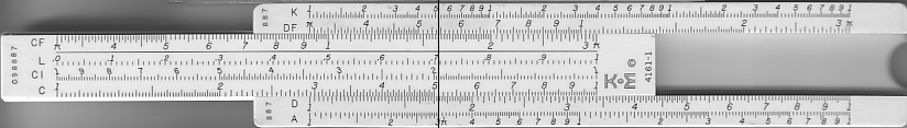 slide rule 4A