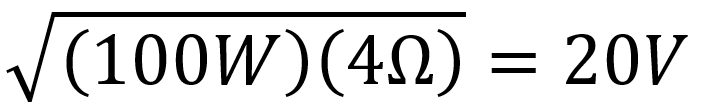 Soldano SLO output RMS voltage at 4-ohm tap