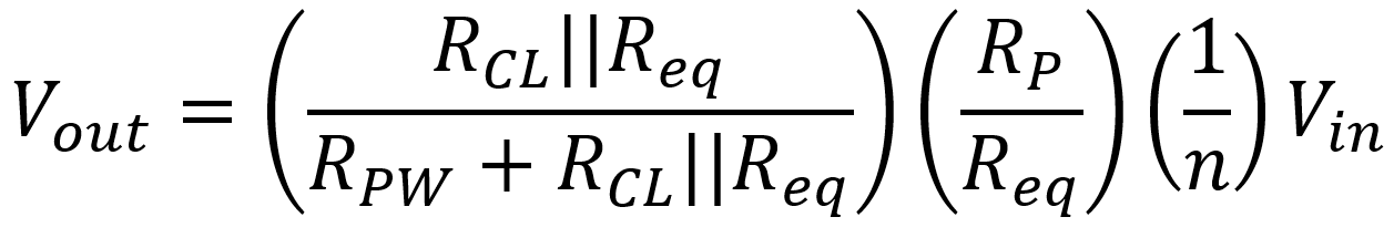 non-ideal output voltage