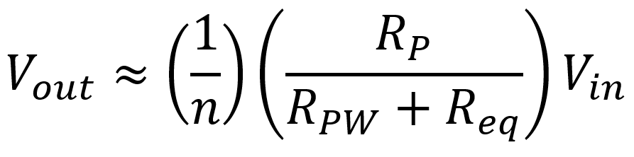 non-ideal output voltage