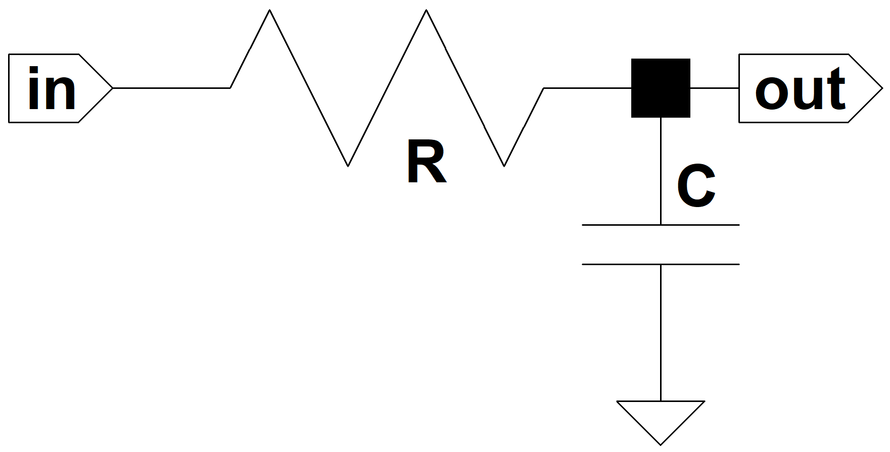 guitar amp RC lowpass filter