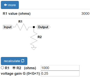 voltage divider calculator