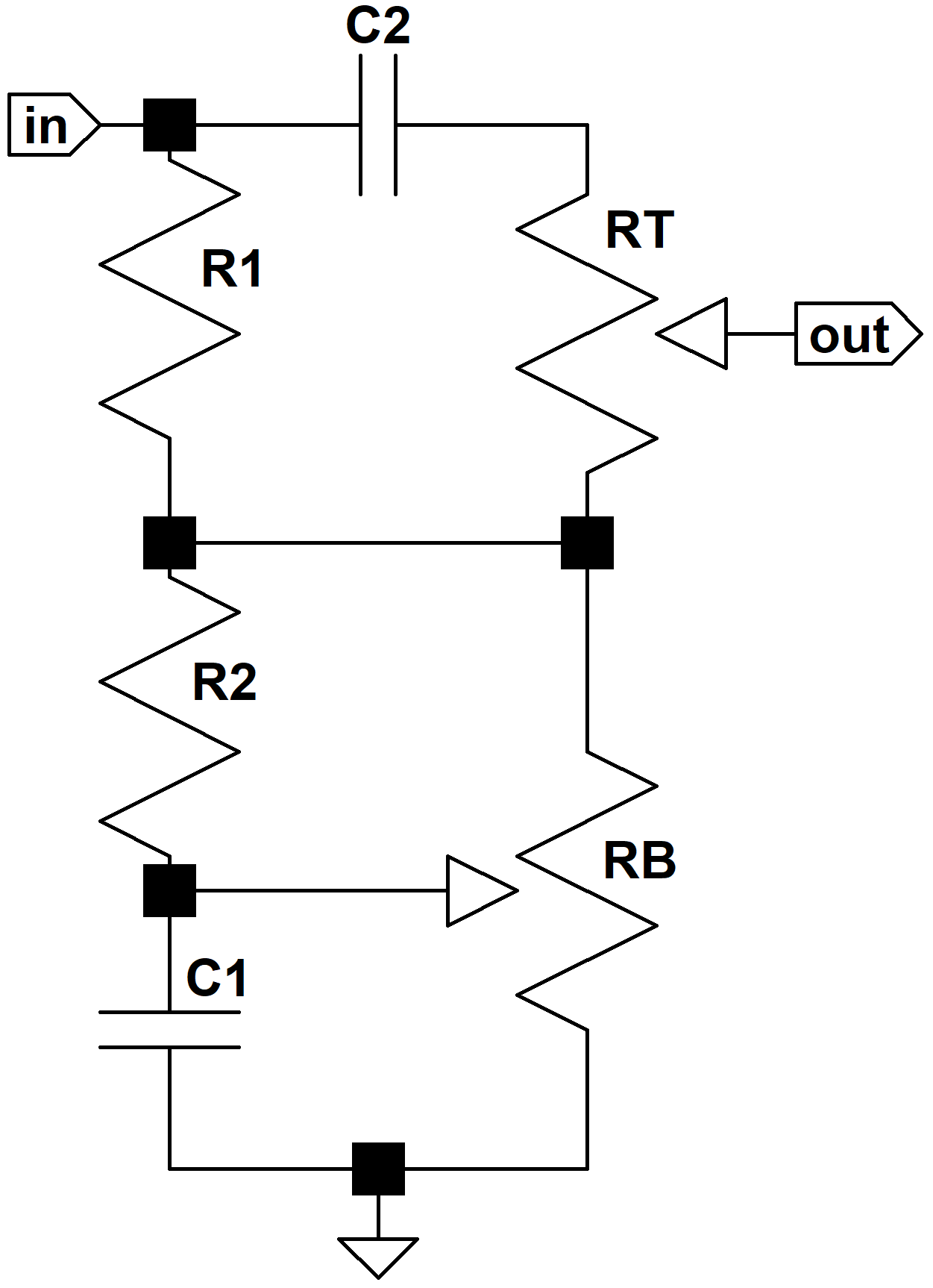 generic CP103 tone stack circuit
