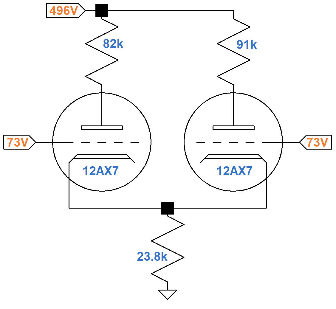 Hiwatt phase inverter under DC conditions