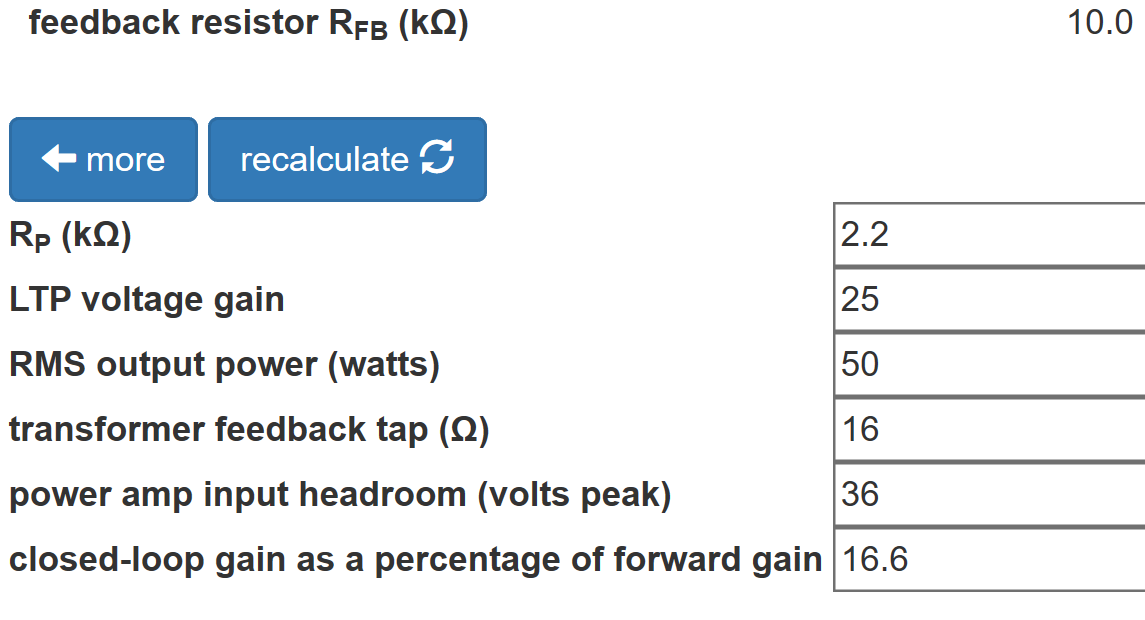 phase inverter gain with negative feedback