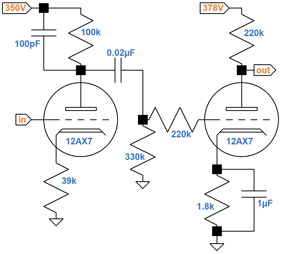 Soldano SLO schematic of third stage