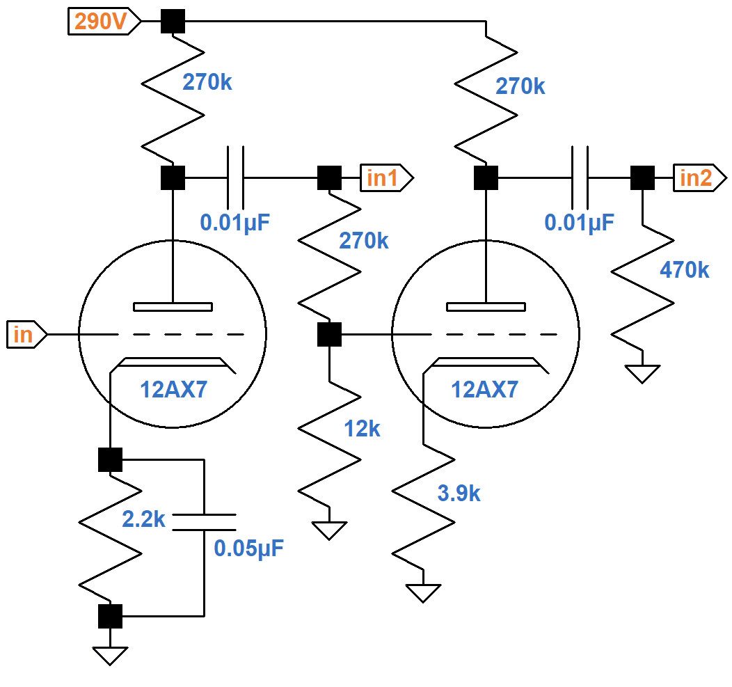 Supro paraphase phase inverter