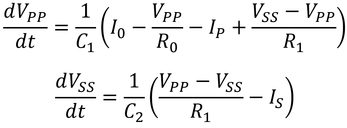 Rate of Change in Node Voltages