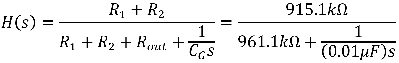 Analog Circuit Frequency Response