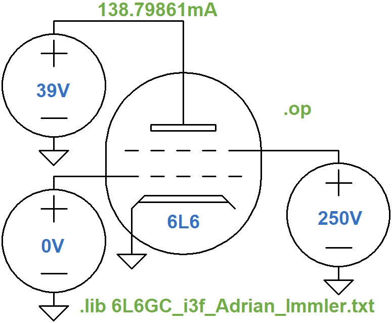 SPICE DC operating point simulation