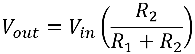 voltage divider formula