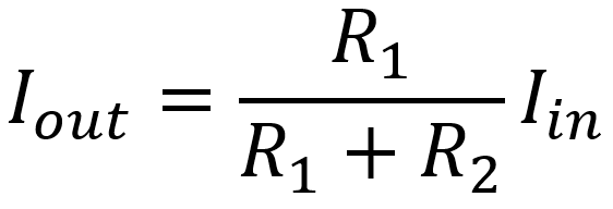 current divider formula