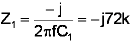 1st capacitor impedance