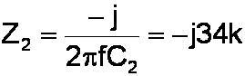 2nd capacitor impedance