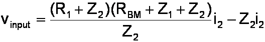 input voltage formula