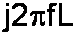 impedance of an inductor as a function of frequency and inductance